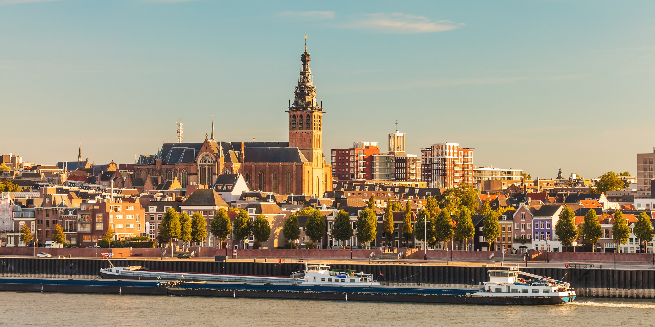 Beautiful view of the city Nijmegen